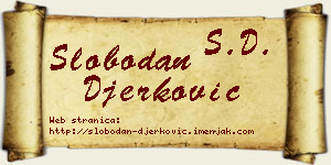 Slobodan Đerković vizit kartica